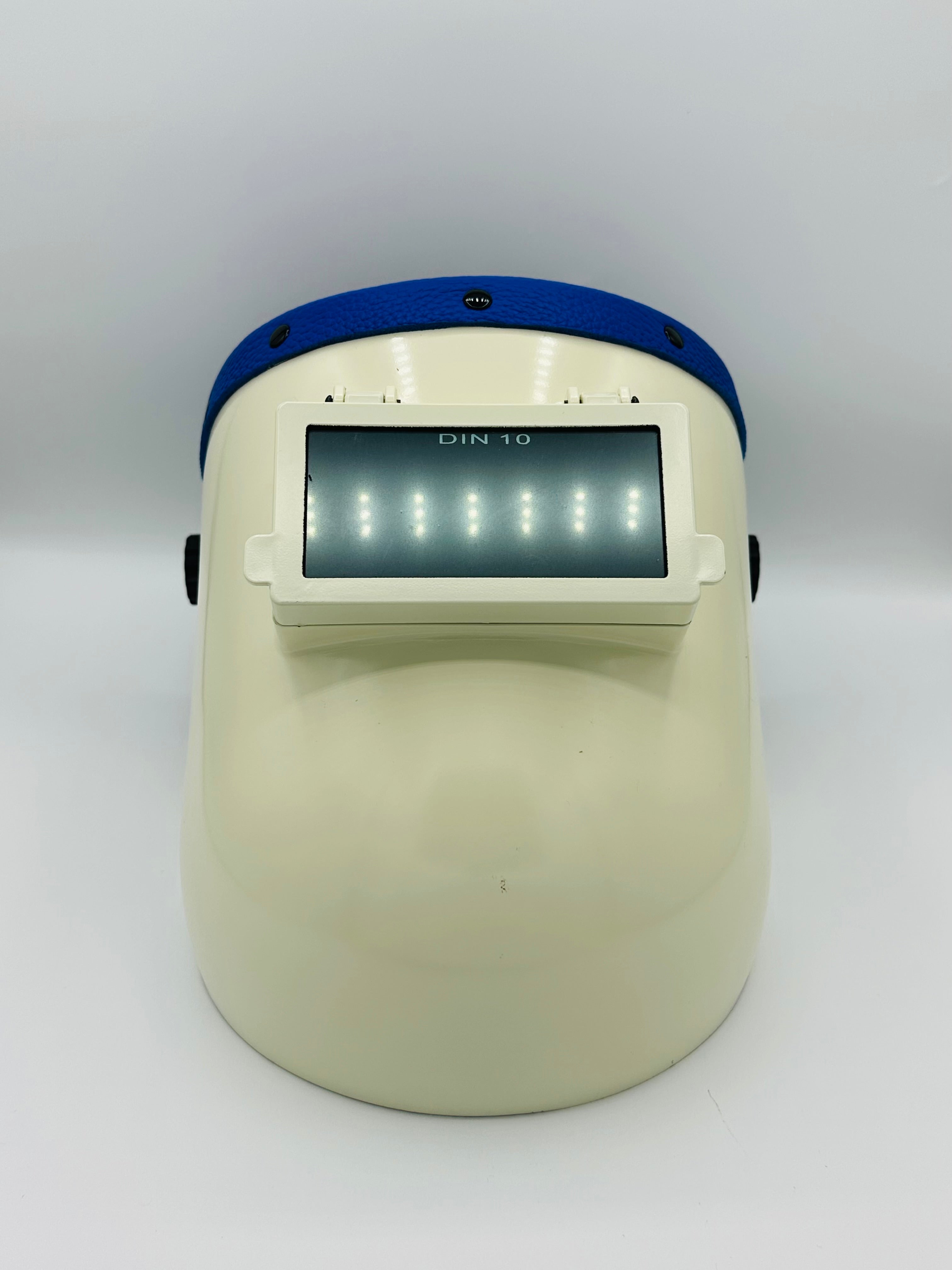 White Pipeliner Blue Leather