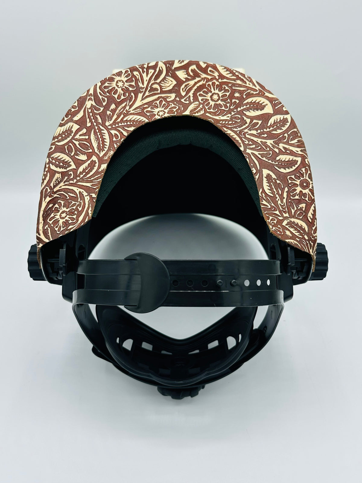 White Pipeliner Brown Floral