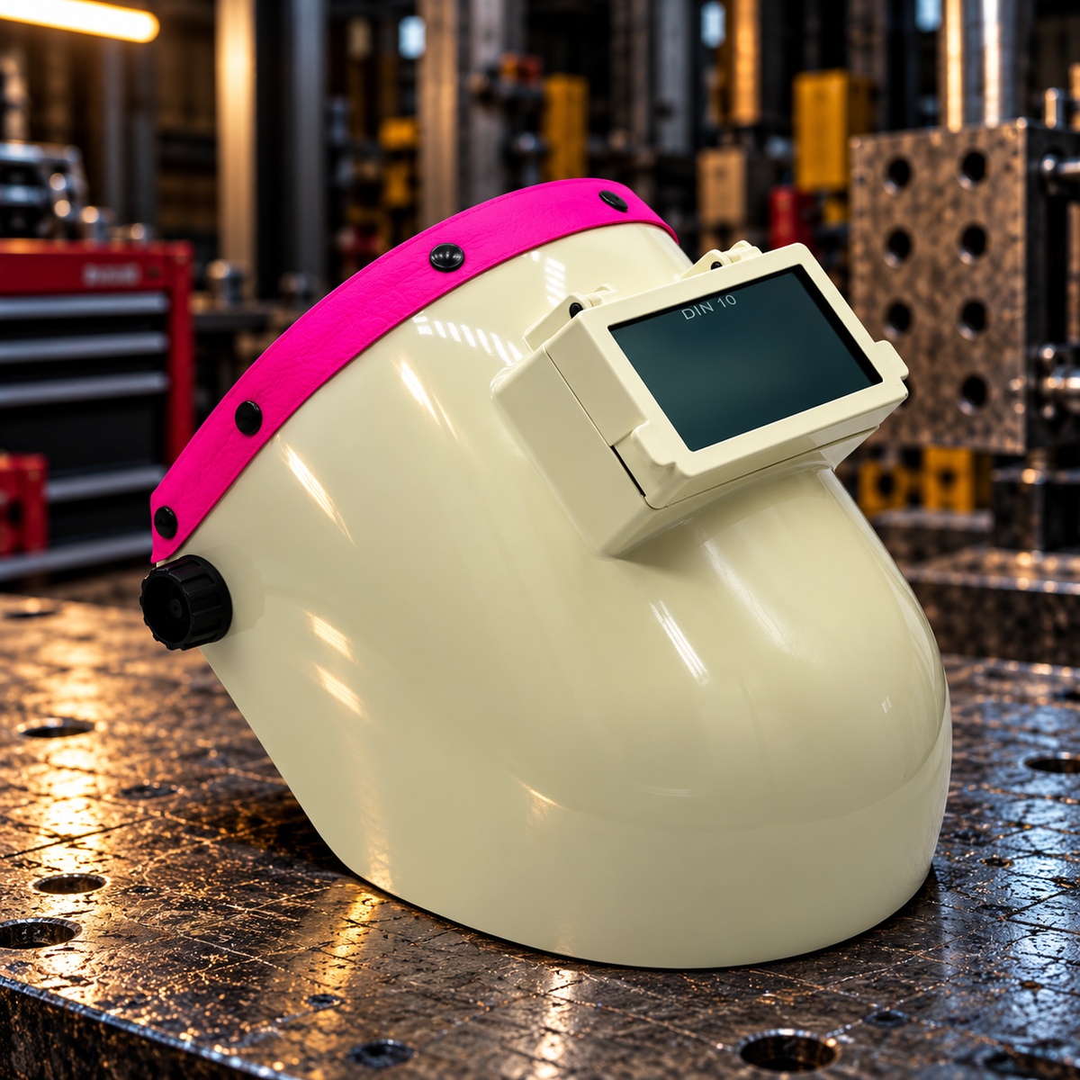 White Pipeline Hot Pink Leather
