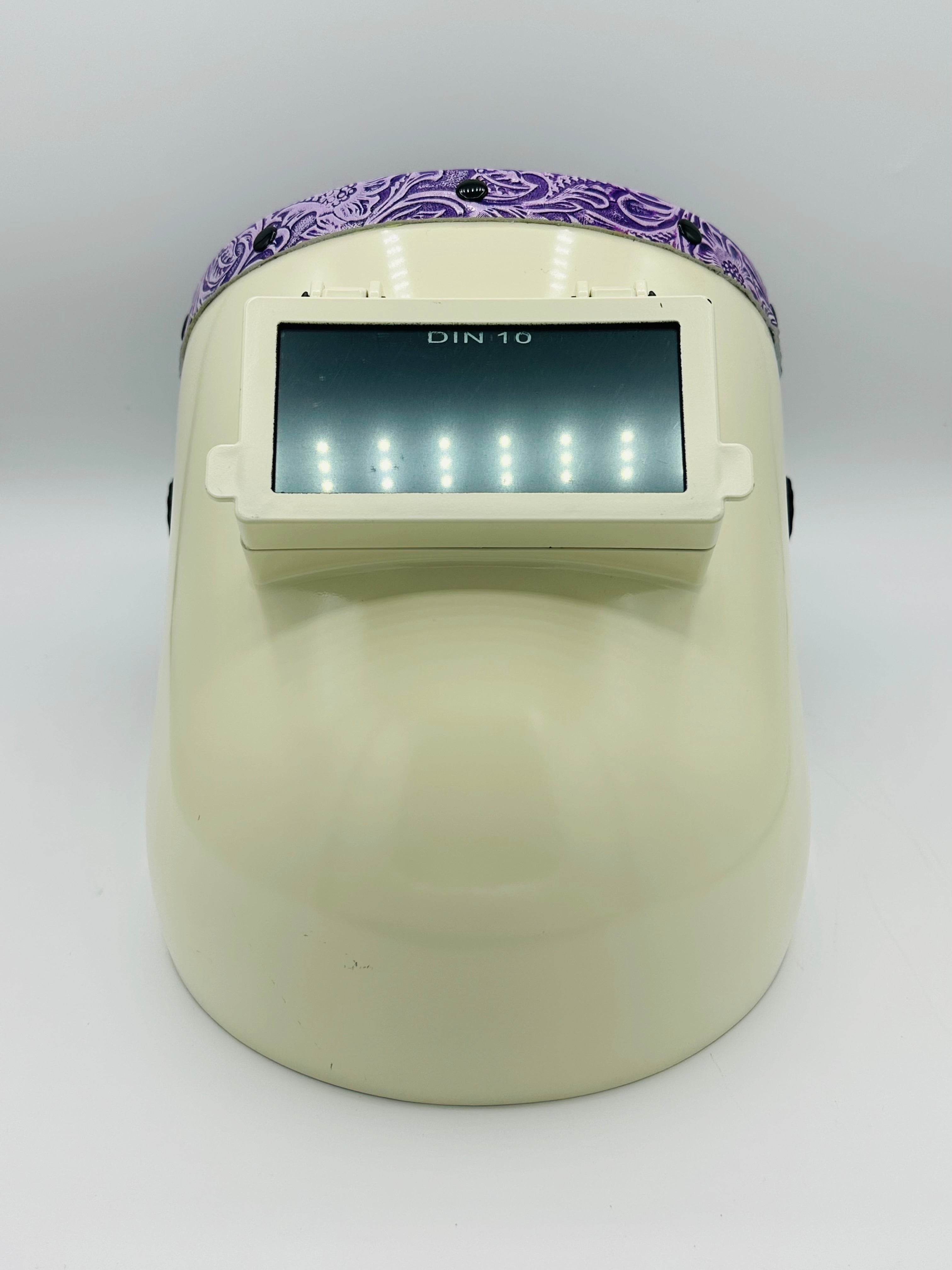 White Pipeliner Purple Floral