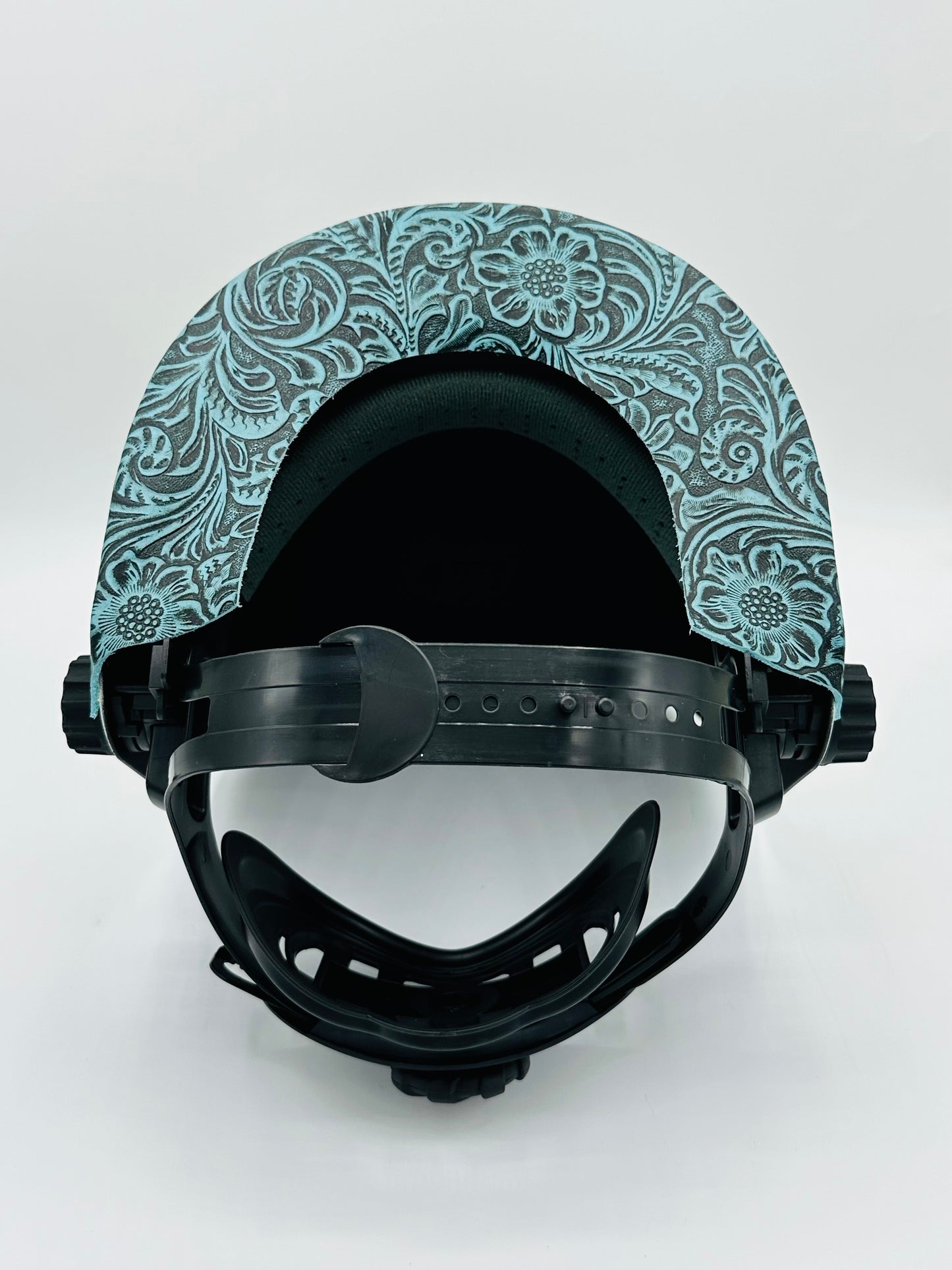 White Pipeliner Teal Floral