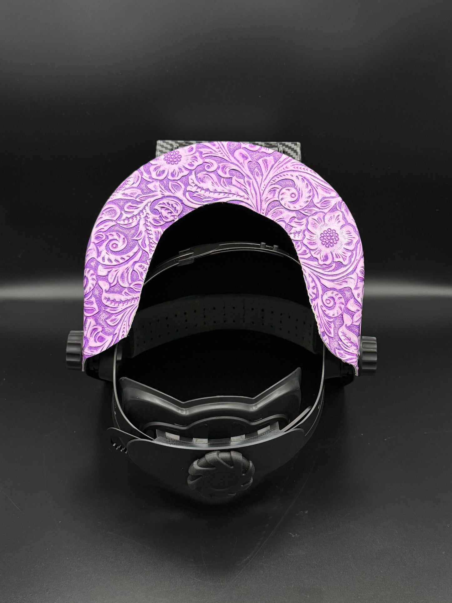 Carbon Fiber Pattern Pipeliner Purple Floral