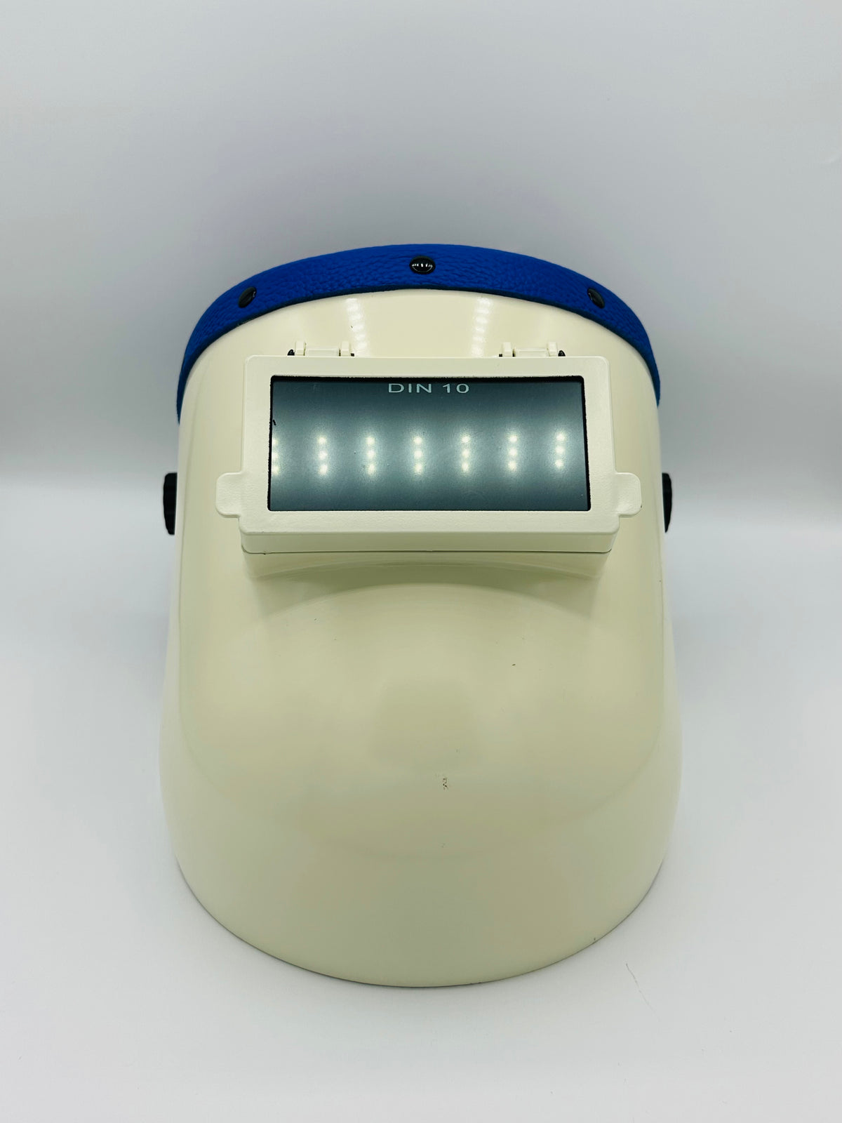 White Pipeliner Blue Leather