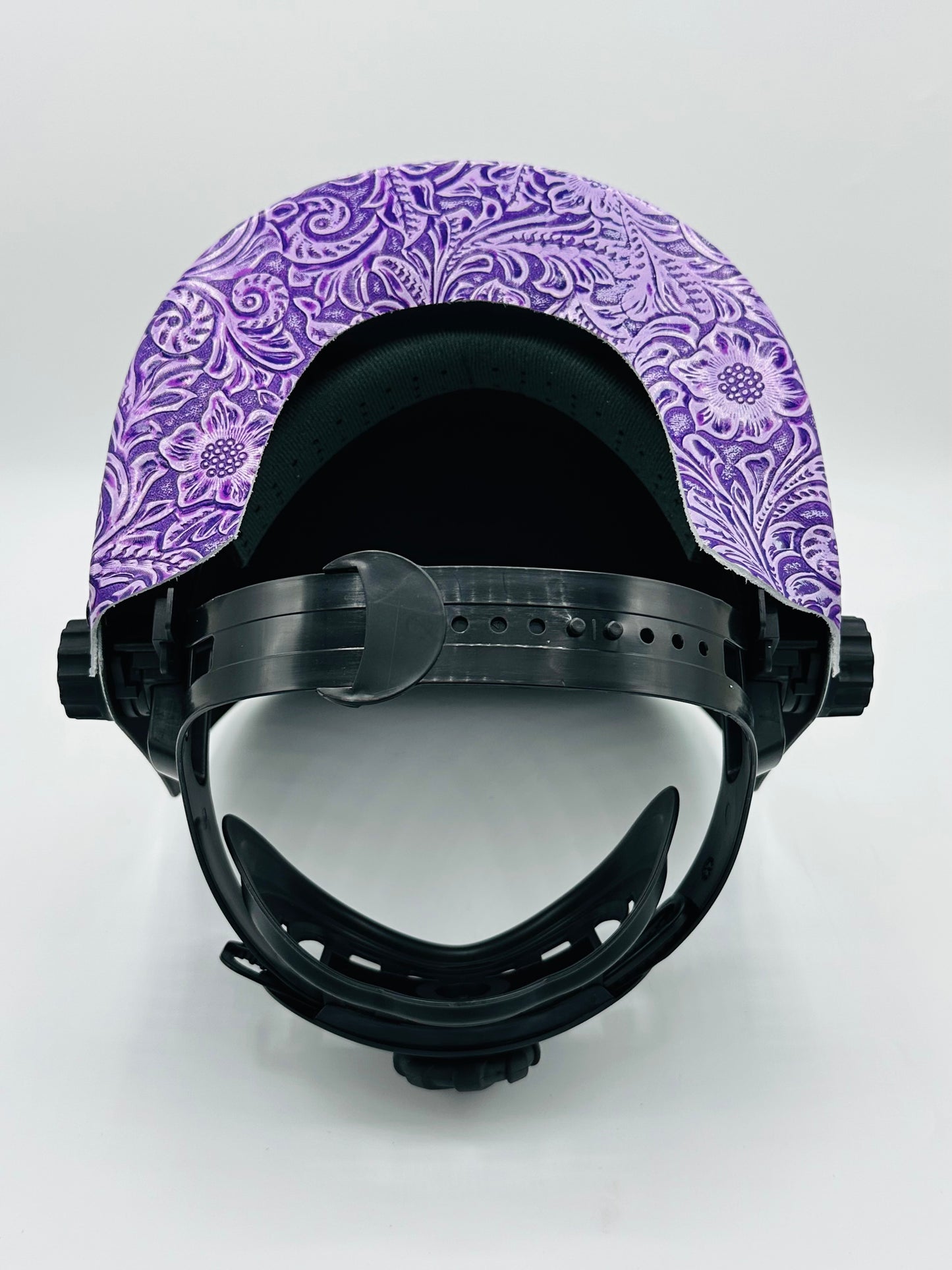 AG SugarScoop with Purple Floral Leather