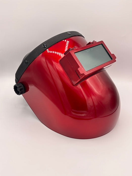 AG Red Sugar Scoop Black Leather