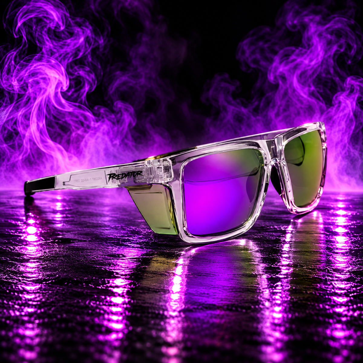 Predator Safety Glasses Purple