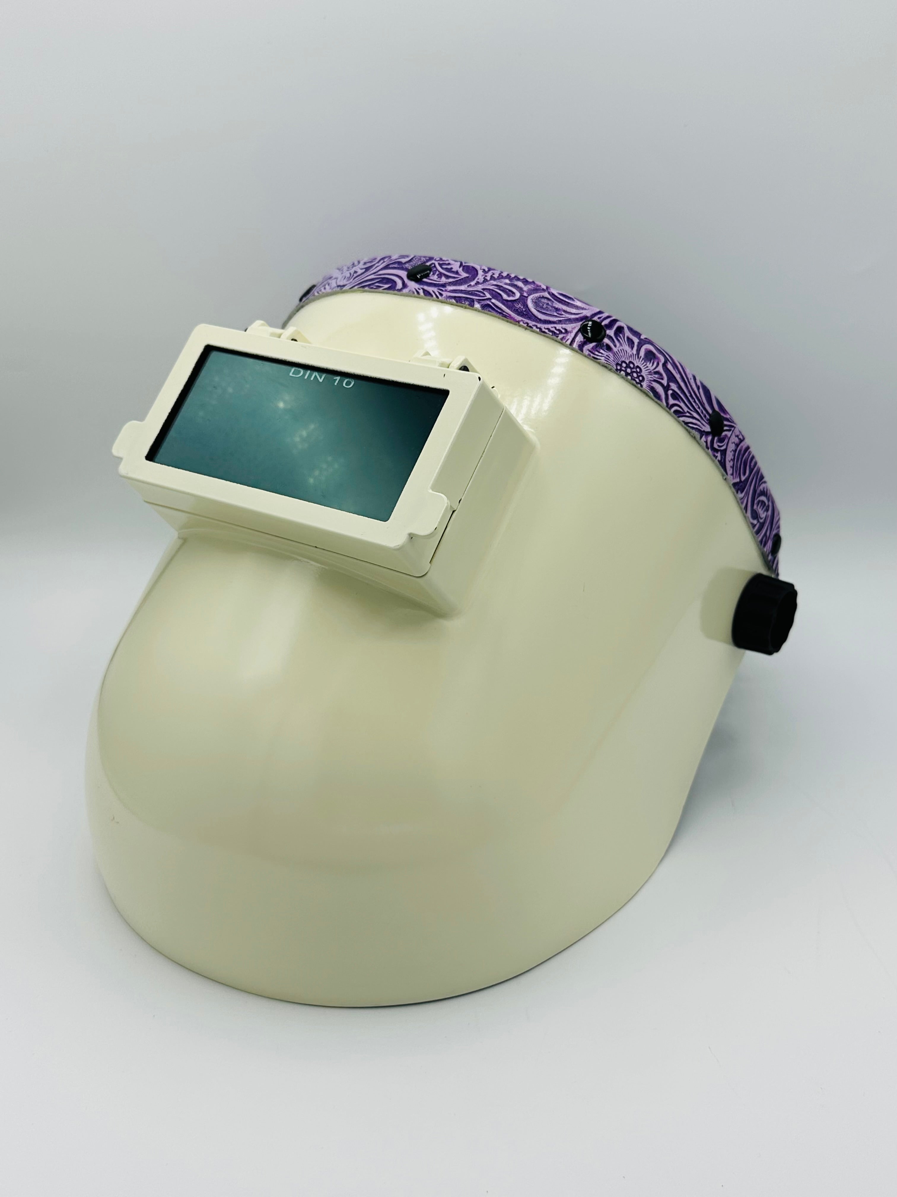 White Pipeliner Purple Floral