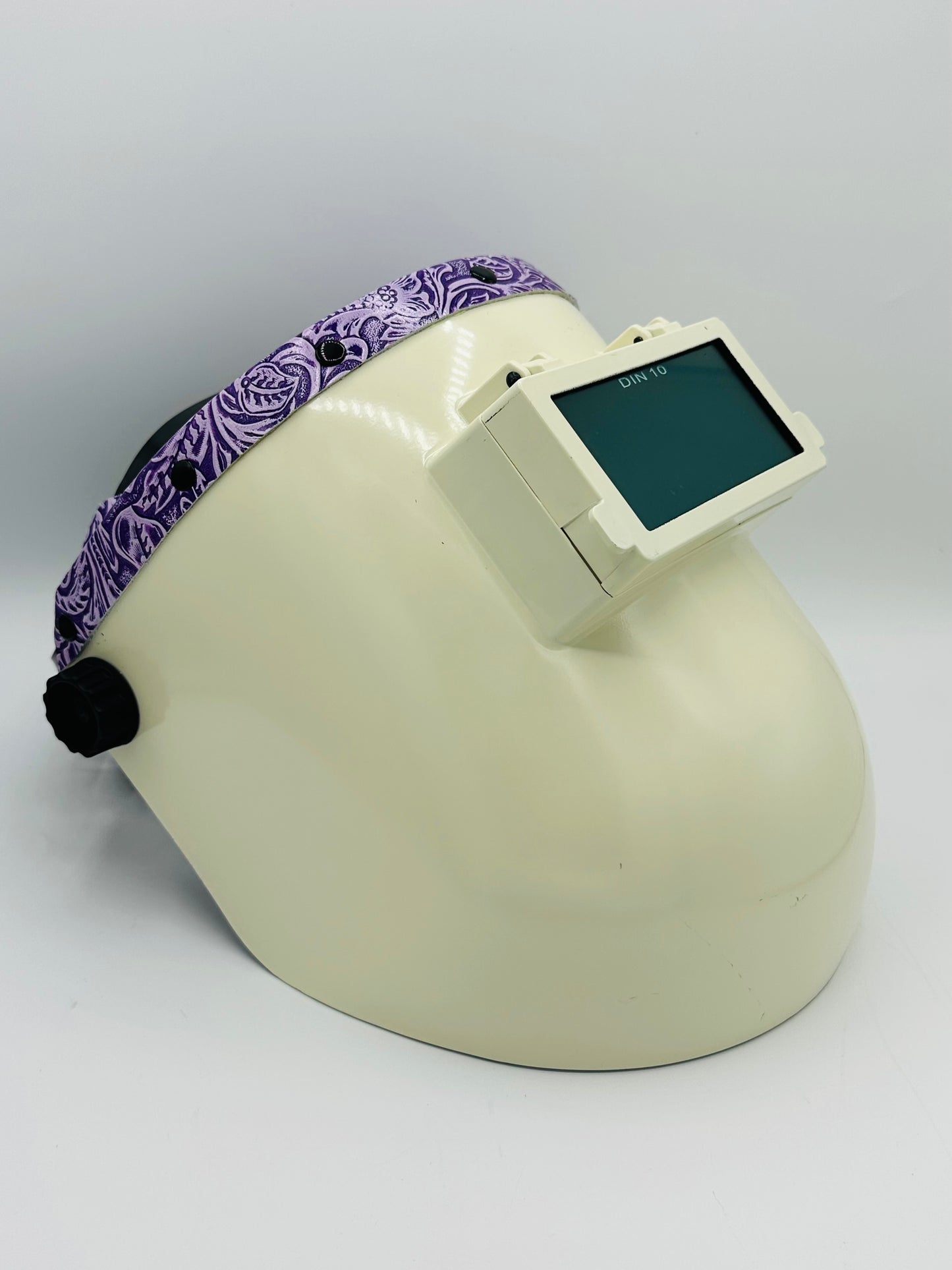 AG SugarScoop with Purple Floral Leather