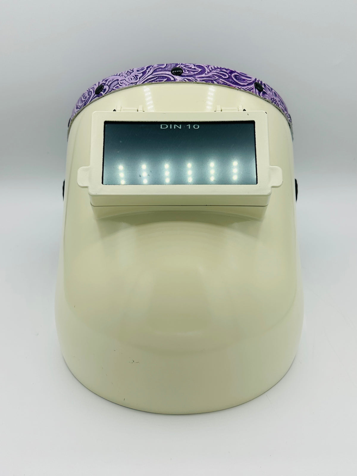 White Pipeliner Purple Floral