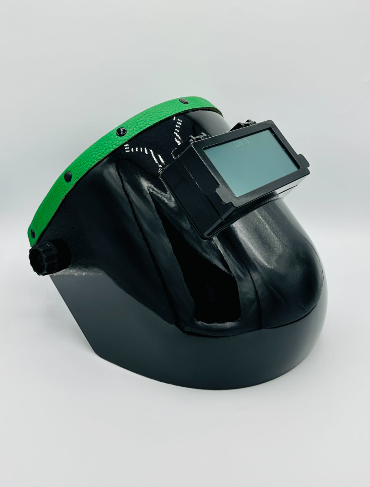 Black Pipeliner Green Leather