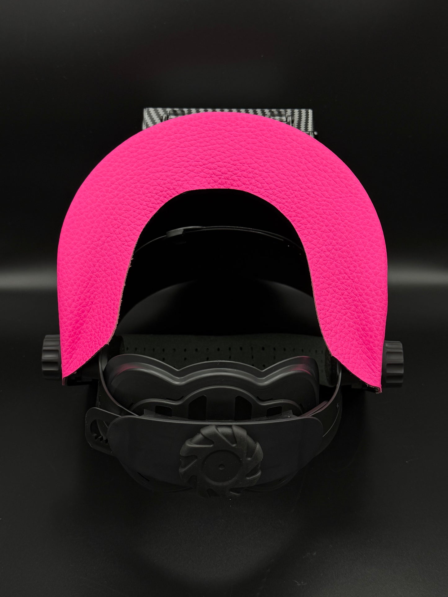 Carbon Fiber Pattern Pipeliner Hot Pink Leather